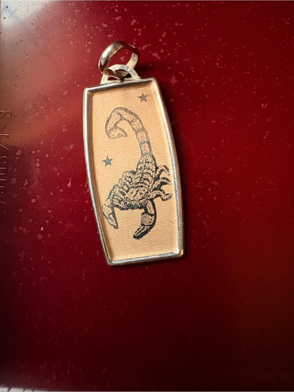 Scorpion Pendant Necklace - 14 K Gold Zodiac Charm. Bought in Europe. Like new